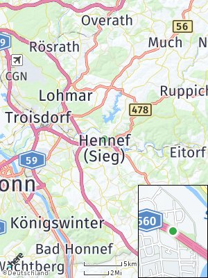 Here Map of Hennef