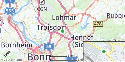 Google Map of Siegburg