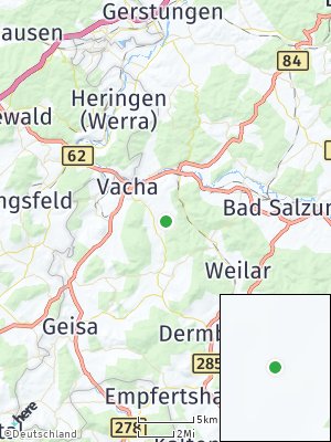 Here Map of Martinroda bei Vacha