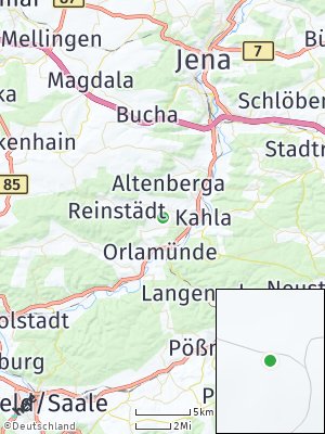 Here Map of Eichenberg bei Jena