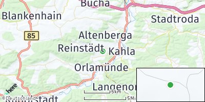 Google Map of Eichenberg bei Jena