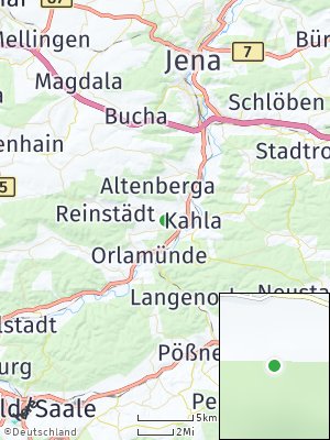 Here Map of Bibra bei Jena