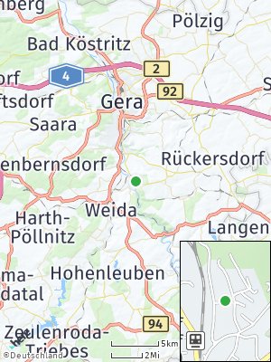 Here Map of Wünschendorf / Elster
