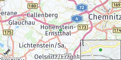 Google Map of Hohenstein-Ernstthal
