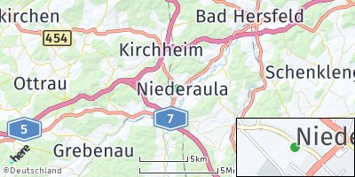 Google Map of Niederaula