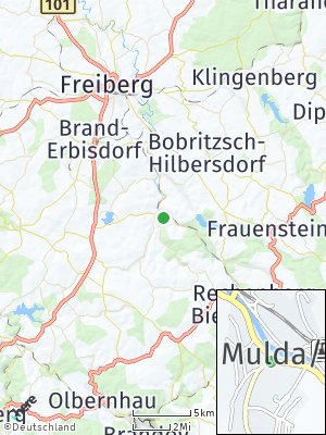 Here Map of Mulda / Sachsen