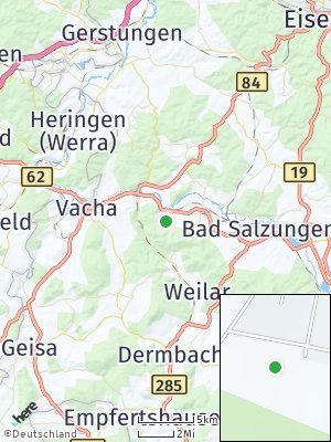 Here Map of Merkers-Kieselbach