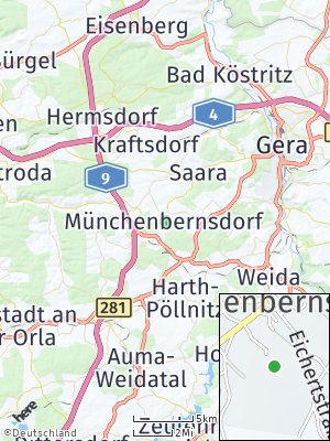 Here Map of Münchenbernsdorf