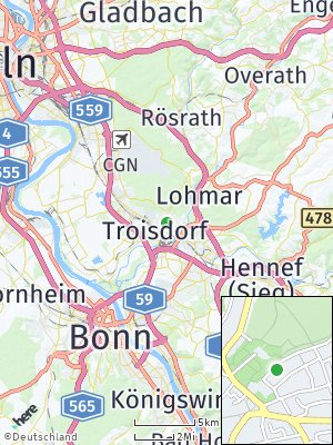 Here Map of Troisdorf