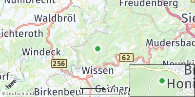 Google Map of Birken-Honigsessen