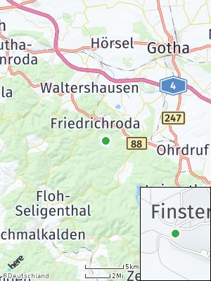 Here Map of Finsterbergen