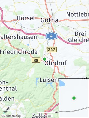 Here Map of Herrenhof bei Gotha