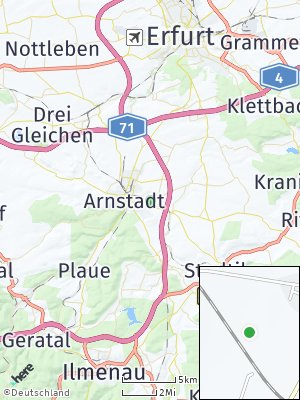 Here Map of Dornheim bei Arnstadt