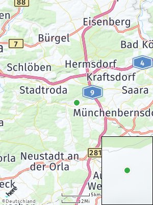 Here Map of Ottendorf bei Stadtroda