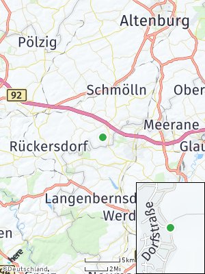 Here Map of Thonhausen bei Schmölln