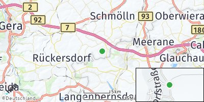 Google Map of Thonhausen bei Schmölln