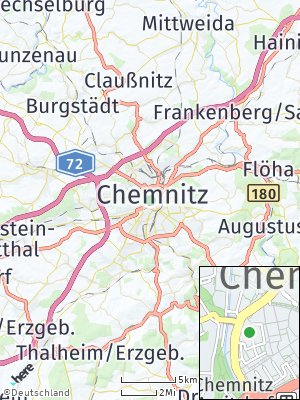 Here Map of Chemnitz