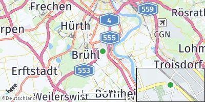 Google Map of Berzdorf
