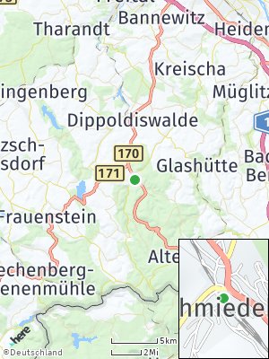 Here Map of Schmiedeberg