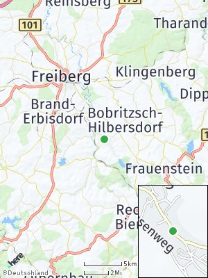 Here Map of Lichtenberg / Erzgebirge