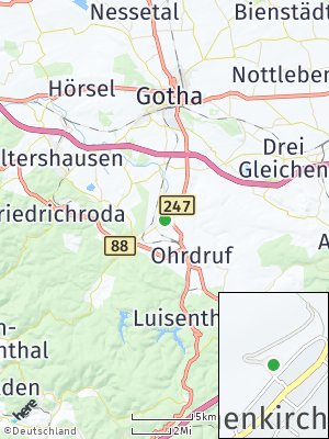 Here Map of Hohenkirchen bei Gotha
