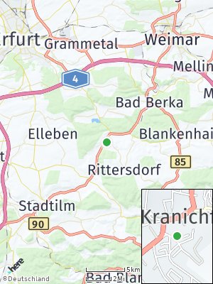 Here Map of Kranichfeld