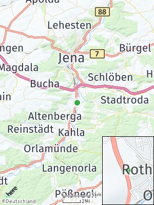 Here Map of Rothenstein bei Jena