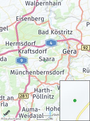 Here Map of Saara bei Gera