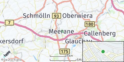 Google Map of Meerane