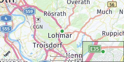 Google Map of Donrath