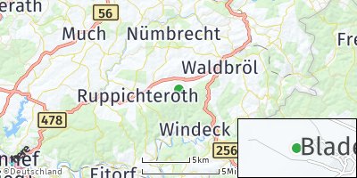 Google Map of Bladersbach