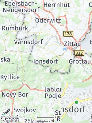 Here Map of Kurort Jonsdorf