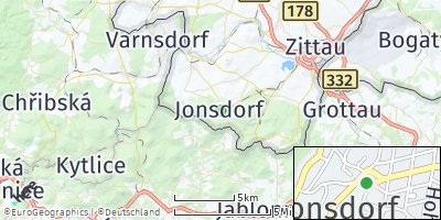 Google Map of Kurort Jonsdorf
