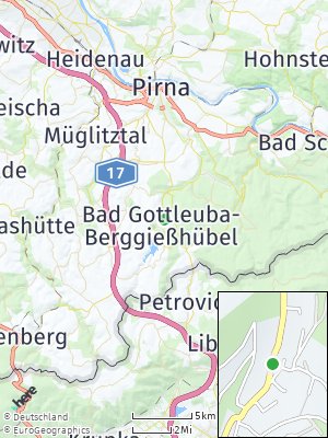 Here Map of Bad Gottleuba-Berggießhübel