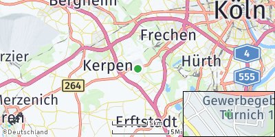 Google Map of Türnich