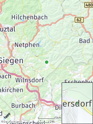 Here Map of Helgersdorf bei Netphen
