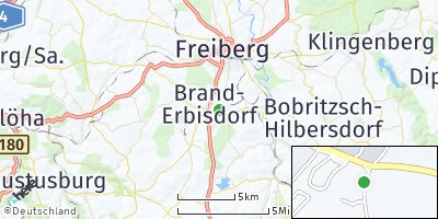 Google Map of Brand-Erbisdorf