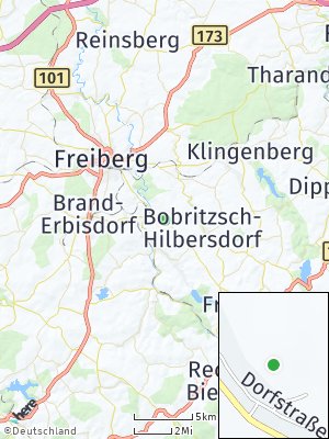 Here Map of Weißenborn / Erzgebirge