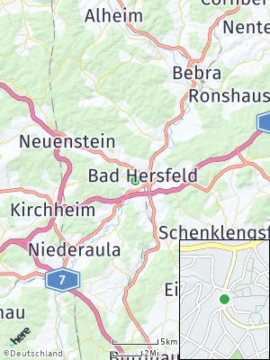 Here Map of Bad Hersfeld