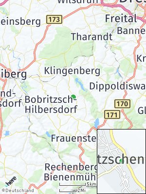 Here Map of Pretzschendorf