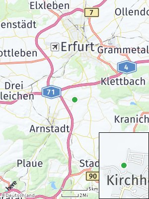 Here Map of Kirchheim bei Arnstadt