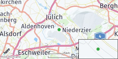 Google Map of Altenburg bei Jülich