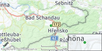 Google Map of Reinhardtsdorf-Schöna