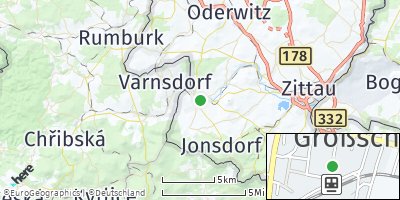 Google Map of Großschönau