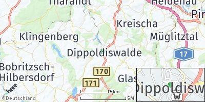 Google Map of Dippoldiswalde