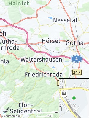 Here Map of Waltershausen
