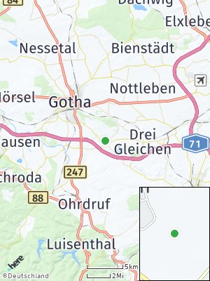 Here Map of Günthersleben-Wechmar