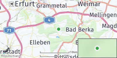 Google Map of Nauendorf bei Kranichfeld