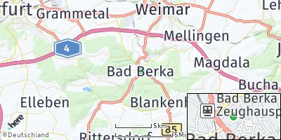 Google Map of Bad Berka