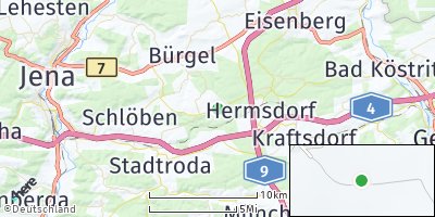 Google Map of Bobeck bei Stadtroda